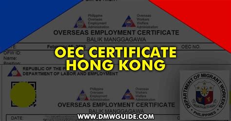 oec certificate hong kong.